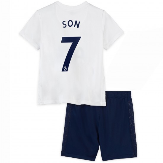 Camisola Tottenham Hotspur Son Heung-min 7 Criança Equipamento Primeiro 2021-2022 Manga Curta